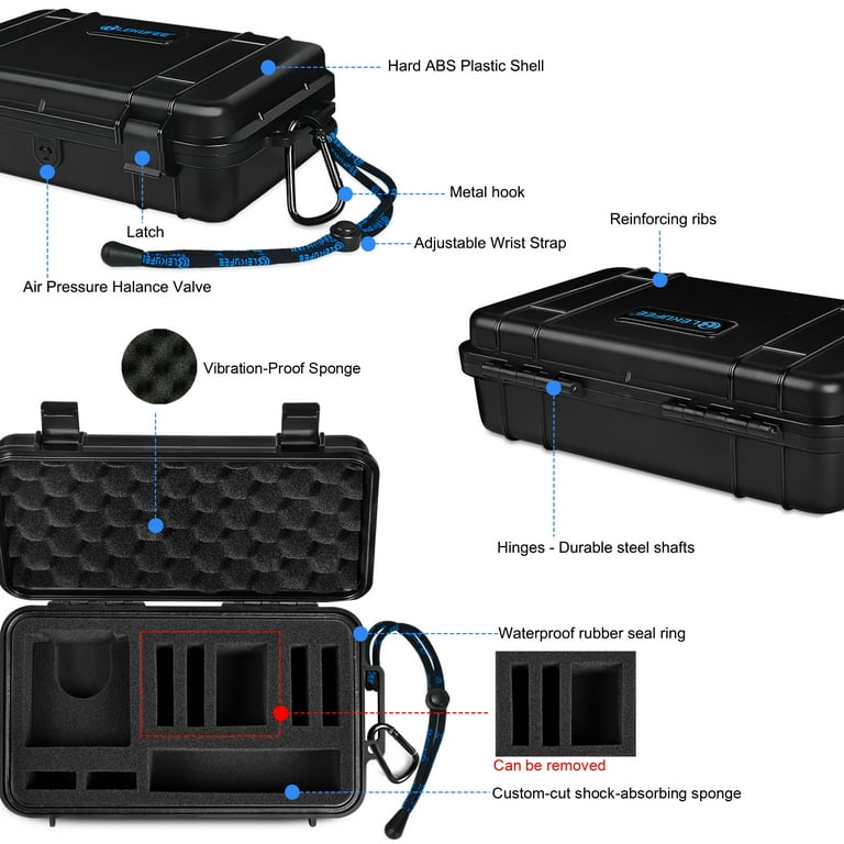 Lekufee Travel Waterproof Hard Case for GoPro MAX 2, Action Camera