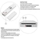thumbnail image 4 of Paquete de 2 controladores inalámbricos y Nunchuck para consola Wii y Wii U, controlador de juego con funda de silicona y correa para la muñeca (negro y rojo) ER  Rojo Verde, 4 of 5