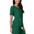 thumbnail image 4 of Adar Universal Women's Scrub Set - V-neck Scrub Top and Elastic Pull-On Scrub Pants, 4 of 8