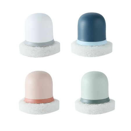 

4PCS Sponge Brush with Short Handle Handheld for Bottle Dish Pot Cleaning