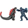 thumbnail image 6 of Exclusive Set of 6 Monster Dinosaur vs Kong Toys Movable Joint Action Figures, King of The Monster Dinosaur Shin Ghidorah Skull Crawler Mecha Cake Toppers Pack, 6 of 6
