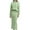 Green, variant on Lovskoo 2024 Women's Sweater Set Round Neck Long Sleeved Pullover and Bodycon Skirt Solid Color Slit Loose Fitting Trendy Sweater Set Green