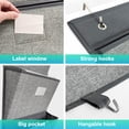 thumbnail image 2 of Over the Door Wall File Organizer, Hanging File Folders Organizer with 5 Large Pockets for Office and Back to School Supplies, Papers, Charts, Mails, Magazine Storage and Organization, 2 of 7