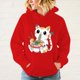 thumbnail image 1 of Nueva sudadera con capucha de gato kawaii comiendo ramen para mujeres, hombres y adolescentes, informal, con personalidad, sudadera de manga larga a la moda, 1 of 5