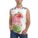 thumbnail image 1 of Fotbe Hello Summer Gnome Men's Camiseta sin Mangas Estampada para Hombres, Playera Casual para Gimnasio, Entrenamiento, Playa-Large, 1 of 7