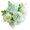 Green, variant on Bwiyojiz 9.4"Lx12.2"H Artificial Flowers Simulated Bouquet of Home Decoration Rose Small Handlebars Roses Decor, Plastic, Gifts for Friend