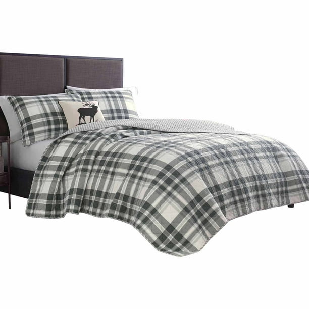 Coal Creek Plaid Quilt Set by Eddie Bauer