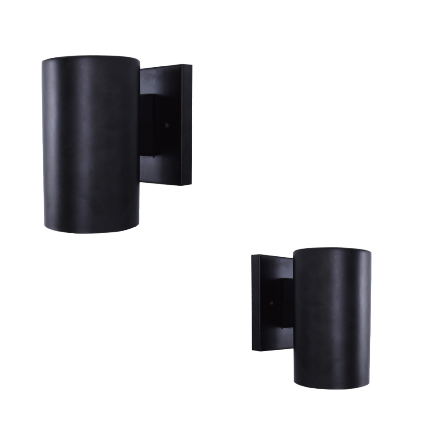 BH&G Stylish Cylinder Sconce Wall Light, E26 Base, Indoor/Outdoor Lighting Fixture, A19 60W Eqv