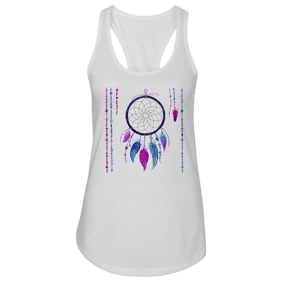 Blue And Pink Dreamcatcher Tank Women -Image by Shutterstock, Female XX-Large