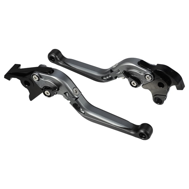 Par de palancas de embrague de freno de motocicleta plegables ajustables para Honda CB1300SF 2005-2013 tono titanio negro