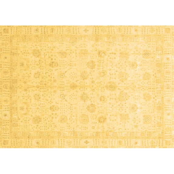 Ahgly Company Indoor Rectangle Oriental Brown Traditional Area Rugs, 6' x 9'