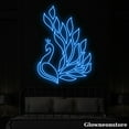thumbnail image 2 of Glowneon Peacock Feather Neon Sign, Peafowl Feather Led Sign Lover Gifts, Bar Club Pub Wall Decor, 2 of 5