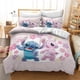 thumbnail image 1 of Disney Lilo &amperio; Juego de funda de edredón con patrón 3d de Stitch, juego de ropa de cama, individual, doble, tamaño Queen y King para decoración de dormitorio, 180x210cm, 3 uds. Gao Jinjia LED, 1 of 2