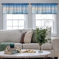 thumbnail image 4 of LALILO Kitchen Curtain Valance Open Sea Sunset Sea Sunset Rod Pocket Window Curtain 52"x 18" Set of 2, 4 of 5