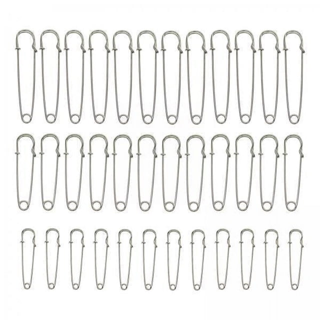 Paquete de 2-4 36 piezas de imperdibles grandes, resistentes, resistentes para mantas, faldas 2 piezas