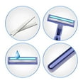 thumbnail image 6 of 10 Pcs Double Blade Stainless for Set Stainless Steel Shavers for Head Beard Sensitive Sha, 6 of 8