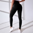 thumbnail image 5 of Karoyedx Women's Yoga Pants Women High-Waisted Stretchy Leggings- Workout Trousers for Yoga Casual Wear Black Size,S, 5 of 6