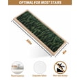 thumbnail image 4 of Stair Treads for Wooden Steps, Green Forest Peel and Stick Stair Treads with Reusable Adhesive, Pine Trees Modern Mysterious Art Non Slip Indoor Stairs Runner Rugs Mats for Elders Dogs 8"x30" 10PCS, 4 of 7