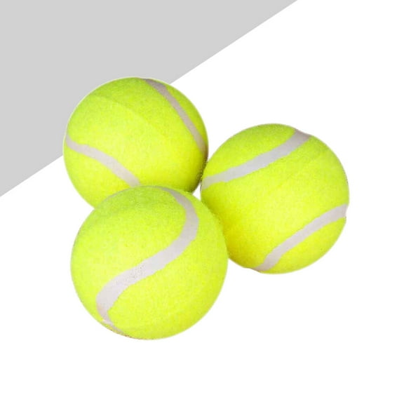 CTIRCHIU Durable Tennis Balls Light Yellow 3Pcs