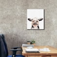 thumbnail image 3 of Epic Graffiti 'Watercolor Cow Portrait II' by Grace Popp, Giclee Canvas Wall Art, 20"x24", 3 of 8
