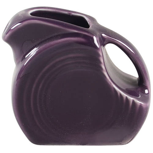 Open Box Fiesta 5-Ounce Ceramic Miniature Disc Pitcher - Mulberry Purple