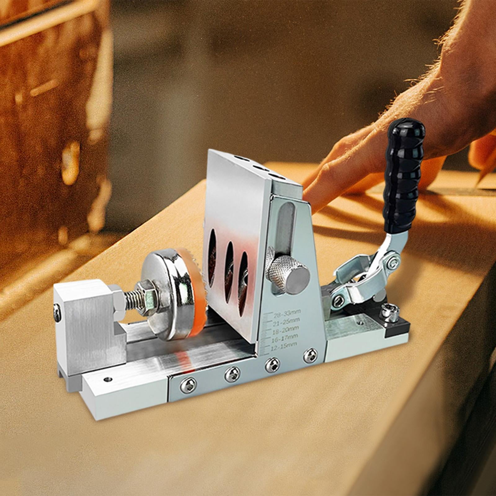 Pocket Hole Jig Tool , Hole Screw Clamp System Drill Guide Puncher Drill Hole for Joinery Men Woodwork Carpentry DIY Projects