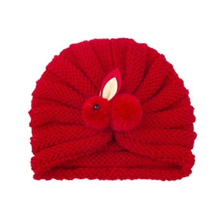 

RPVATI Infant Baby Toddler Child Children Kids Warm Bow Beanie for Boys Girls Soft Winter Knitted Cap 6M-3Y