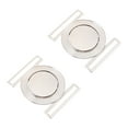 thumbnail image 4 of NUOLUX Buckles Buckle Coat Belt Metal Clothes Button Overcoat Round Buckle Decorative Clasp Interlock Zinc Racks Windbreaker, 4 of 6