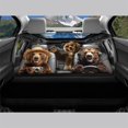 thumbnail image 3 of CHAQLIN Bear Roadtrip, Waterproof Rear Bench Seat Cover 2 Pack Stretch Washable Car Seat Cover for Car Interior Auto Interior, 3 of 7