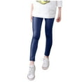 thumbnail image 2 of Liyamei Children Trousers Leggings Kids Classic Baby Girls Elastic Pencil Pants Soft And Elegant Pants Trousers Girls Leggings Size Blue 2-3 Years, 2 of 2