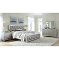 thumbnail image 2 of Global Furniture USA Riley Silver Tufted Wooden King Bed, 2 of 4