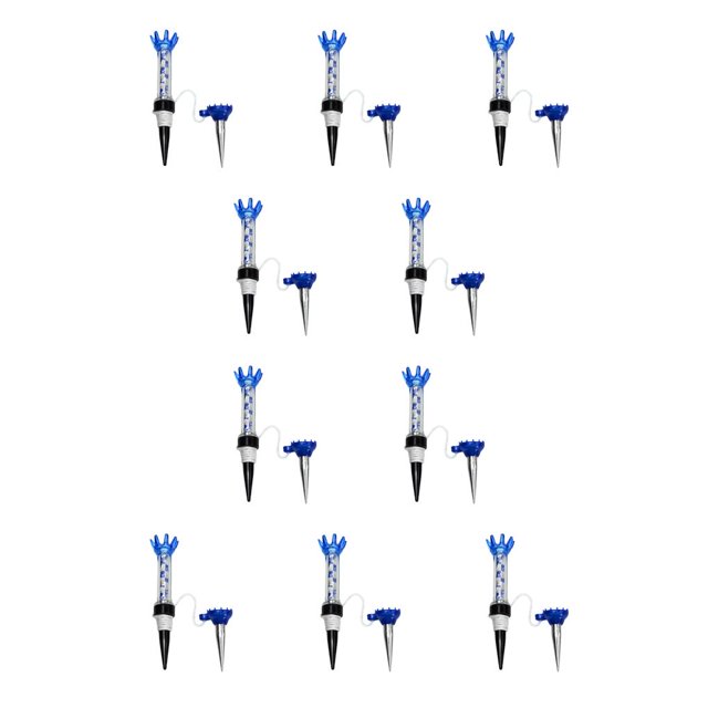 sweethay Tee de golf de plástico de 70 mm al aire libre reutilizable profesional 360 grados Ball Holder Beginner Tees accesorios azul Azul 10Conjunto