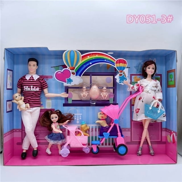 Juego de vajilla Dibao Five People Family con cama doble