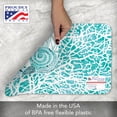 thumbnail image 6 of CounterArt Coral Life Reversible Easy Care Plastic Placemat 4-Pack, 6 of 8