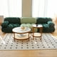 thumbnail image 3 of Traje de mesa de café de Sala de estar de estilo granja moderno, elegante y elegante Mesa de madera anidada redonda, traje de mesa lateral de Sala de estar / dormitorio - 1 Mesa lateral, 3 of 5