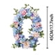 thumbnail image 3 of Guirnaldas de flores de primavera, corona colgante con lazo pequeño, corona de flores, decoración colgante frente a la puerta, accesorios de decoración navideña, una corona, 3 of 9