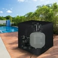 thumbnail image 5 of OPTUTUS Large Pool Sand Filter Cover – Waterproof Pump Filter Cover for Outdoor Pool Equipment, 27 x 27 x 28 Inch, Weather Resistant & UV Protective, 5 of 8