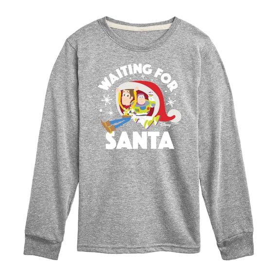 Toy Story - Waiting For Santa - Toddler And Youth Long Sleeve Graphic T-Shirt