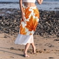 thumbnail image 6 of Maple Leaves Chic Chiffon Women's Beach Dress and Skirt Set for Sunny Days, 6 of 6