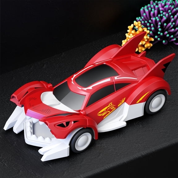syligr Shark Stunt Inertia Car Toy, Kids Monster Truck with Opening Mouth, Durable Crash-Resistant Vehicle for Boys, Friction Powered Shark Car, Monster Truck Toy for Age 3-8,Birthday Christmas Gift