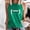 Green, variant on Tank Tops for Women Plus Size Round-Neck Sleeveless Baseball Loose Printed Pullover Tops Gray XL