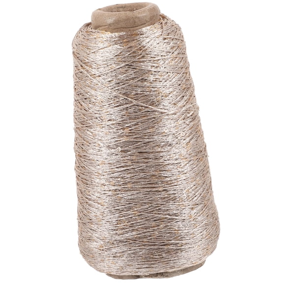 Milisten Metallic Yarn Crochet 1Set Golden Cotton for DIY Crafts for Crafters