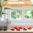 thumbnail image 5 of BESTSKY 1 Set/6pcs Construction Vehicle Toy Trucks Mini Size Push and Go Sliding Fire Truck Car Models Early Educational Toy for Children over 3 Years Old Boys Girls Kids Gift, 5 of 7