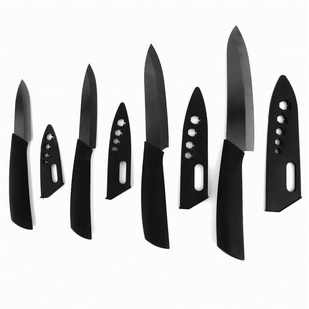 2Z Chef Knife Set Knife Kitchen Set -Ceramic Kitchen Knife Set Kitchen Knife Set with Stand '3, 4, 5, 6' + Imported from the United States