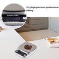 thumbnail image 4 of 1PC 5kg/0.1g Rechargeable Kitchen Scale Stainless Steel Accuracy LCD Display Digital Scale Measurement Tool (Silver), 4 of 8