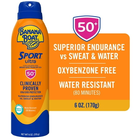 UPC 079656031799 product image for Banana Boat Sport Ultra Clear Spray Sunscreen SPF 50  Adult Sunblock  6 oz | upcitemdb.com