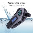 thumbnail image 3 of Intercomunicador para Casco de Motocicleta K10 con Bluetooth 5.4, FM, IPx8, Resistente Al Agua, con DVR y Pantalla LCD, 3 of 5