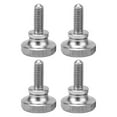 thumbnail image 4 of 4Pcs M3 Gb834 304 Stainless Steel Knurl Head Hand Tighten Glass Lock Thumb Screw, 4 of 6