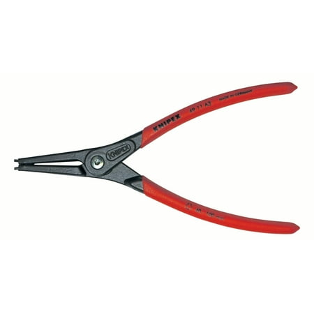 UPC: 0843221002930 | KNIPEX Tools 49 11 A3  9-Inch External Straight Precision Retaining Ring Pliers