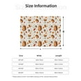 thumbnail image 3 of KLL Squirrel Print Fleece Throw Blanket, Horizontal Fleece Bedding Cute Soft Blankets Comfy Fleece Flannel Plush Home Decor for Couch & Bed -50"x40", 3 of 9